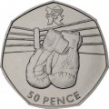 Великобритания 50 пенсов 2011 год - Бокс