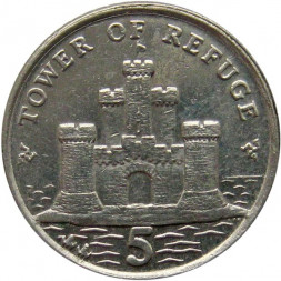 Остров Мэн 5 пенсов 2008 год