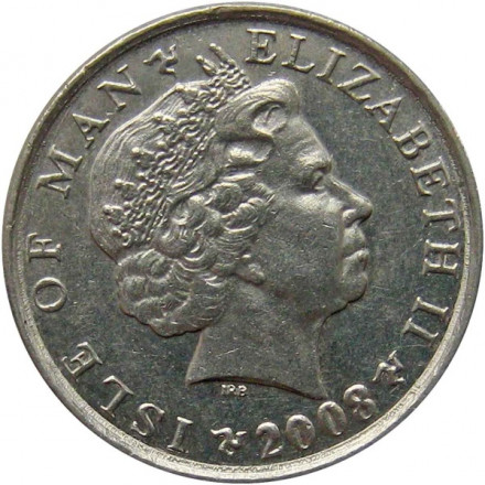 Остров Мэн 5 пенсов 2008 год