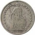 Швейцария 1 франк 1894 год