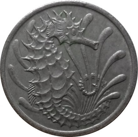 Сингапур 10 центов 1973 год