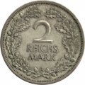 Веймарская республика 2 рейхсмарки 1926 год (A)