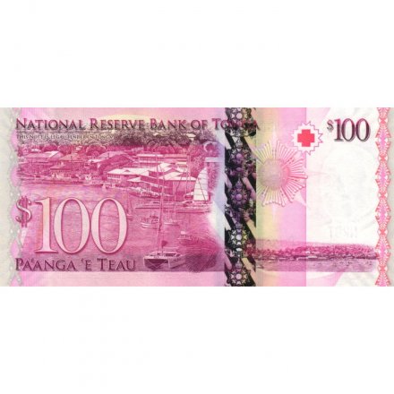 Тонга 100 паанга 2008 год - Король Георг Тупоу V - UNC