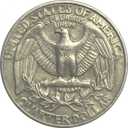 США 25 центов (1/4 доллара) 1977 год (D)