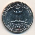 США 25 центов (1/4 доллара) 1977 год (D)