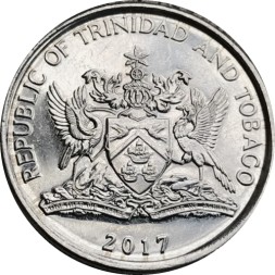 Тринидад и Тобаго 25 центов 2017 год - Чакония