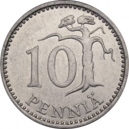 Финляндия 10 пенни 1984 год