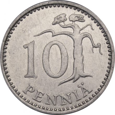 Финляндия 10 пенни 1984 год