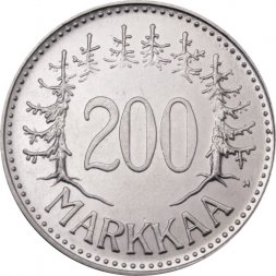 Финляндия 200 марок 1958 год (H)