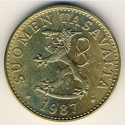Финляндия 50 пенни 1987 год (N)