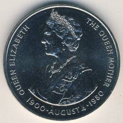 Фолклендские острова 50 пенсов 1980 год