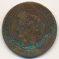 Франция 10 сантимов 1891 год