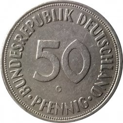 ФРГ 50 пфеннигов 1979 год (G)