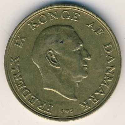 Дания 1 крона 1958 год
