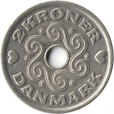 Дания 2 кроны 1997 год