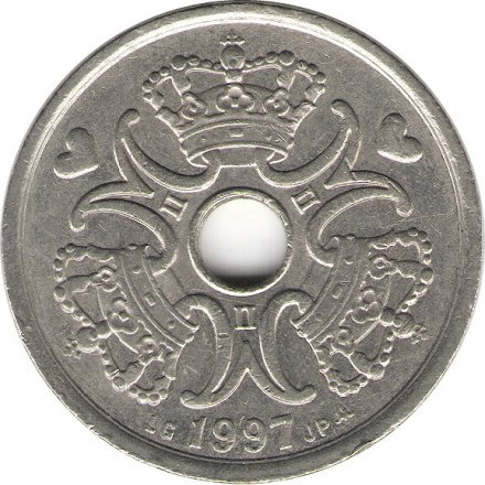 Дания 2 кроны 1997 год