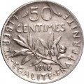 Франция 50 сантимов 1918 год
