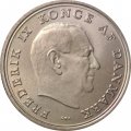 Дания 1 крона 1971 год - Король Фредерик IX