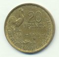 Франция 20 франков 1951 год (B)