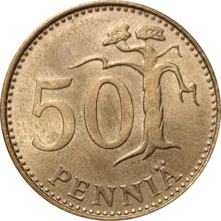 Финляндия 50 пенни 1988 год
