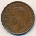 Австралия 1 пенни 1940 год - Король Георг VI (без точки)