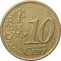 Ирландия 10 евроцентов 2002 год - Кельтская арфа