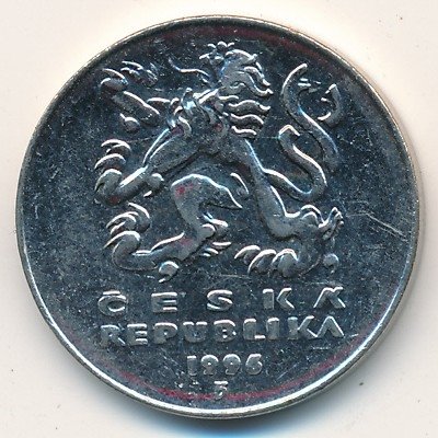 Чехия 5 крон 1996 год