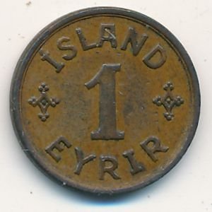 Исландия 1 эйре 1938 год