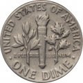 США 1 дайм (10 центов) 1976 год - Франклин Рузвельт (D)