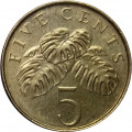 Сингапур 5 центов 1997 год
