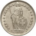 Швейцария 1/2 франка 1952 год