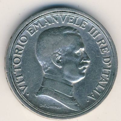 Италия 2 лиры 1915 год