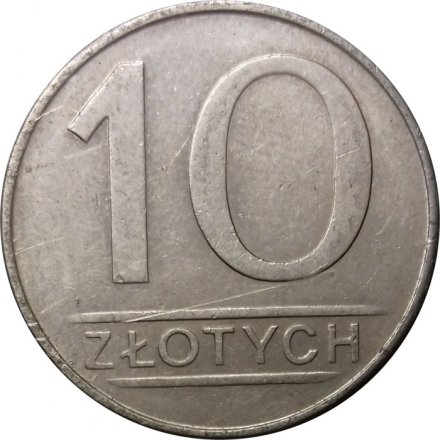 Польша 10 злотых 1985 год