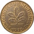 ФРГ 10 пфеннигов 1993 год - F