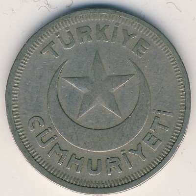 Турция 10 куруш 1937 год