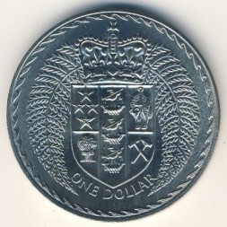 Новая Зеландия 1 доллар 1973 год