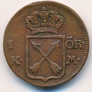 Швеция 1 эре 1778 год
