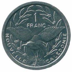 Новая Каледония 1 франк 2002 год