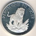 Нигер 10 франков 1968 год - Лев