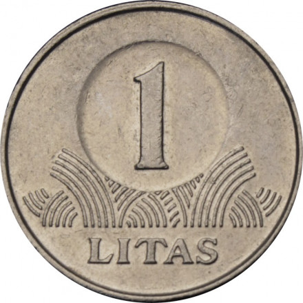 Литва 1 лит 2008 год 