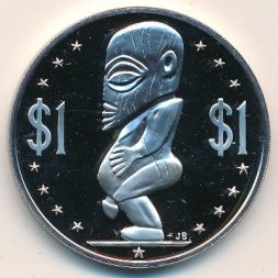 Острова Кука 1 доллар 1976 год
