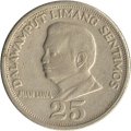 Филиппины 25 сентимо 1972 год - Хуан Луна