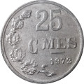 Люксембург 25 сантимов 1972 год