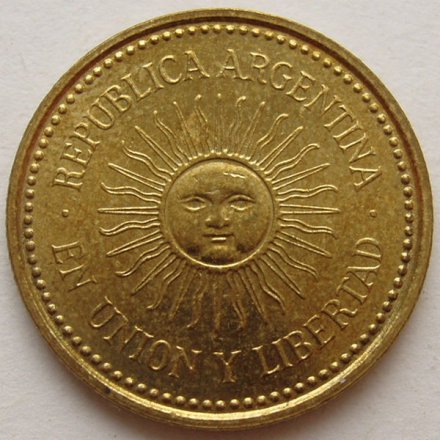 Аргентина 5 сентаво 2004 год