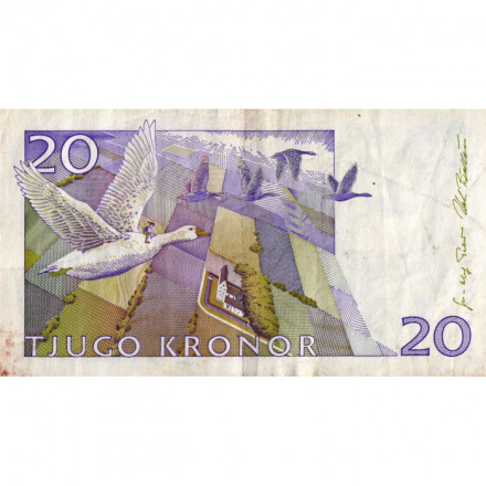 Швеция 20 крон 2007 год - VF-