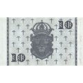 Швеция 10 крон 1957 год - Портрет короля Густава Васа UNC