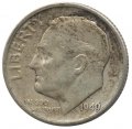 США 1 дайм (10 центов) 1949 год - Рузвельт (S)