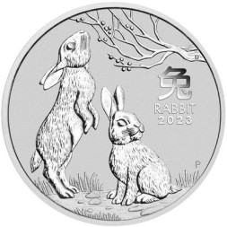 Австралия 50 центов 2023 год - Год кролика