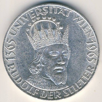 Австрия 50 шиллингов 1965 год - 600-летие университета Вены