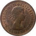 Великобритания 1 фартинг 1953 год - Крапивник